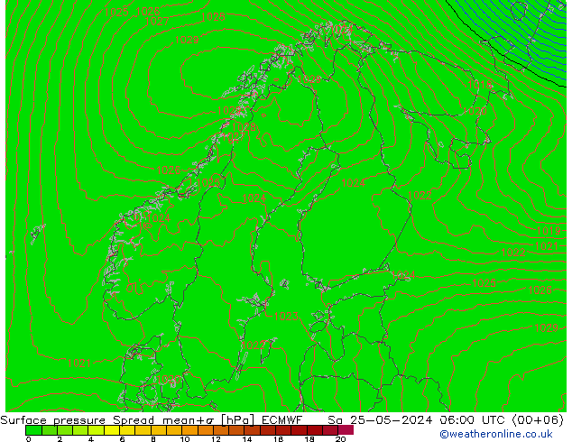     Spread ECMWF  25.05.2024 06 UTC