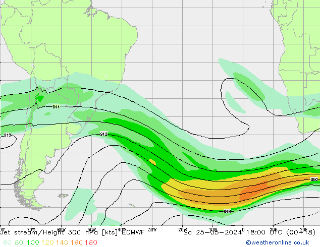 Jet Akımları ECMWF Cts 25.05.2024 18 UTC