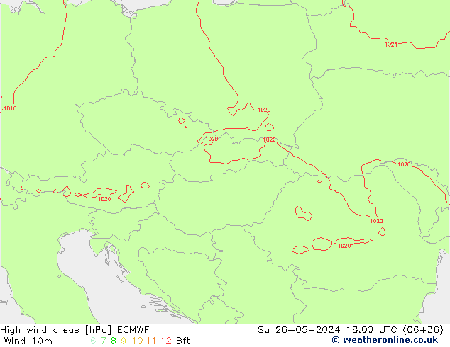 Sturmfelder ECMWF So 26.05.2024 18 UTC