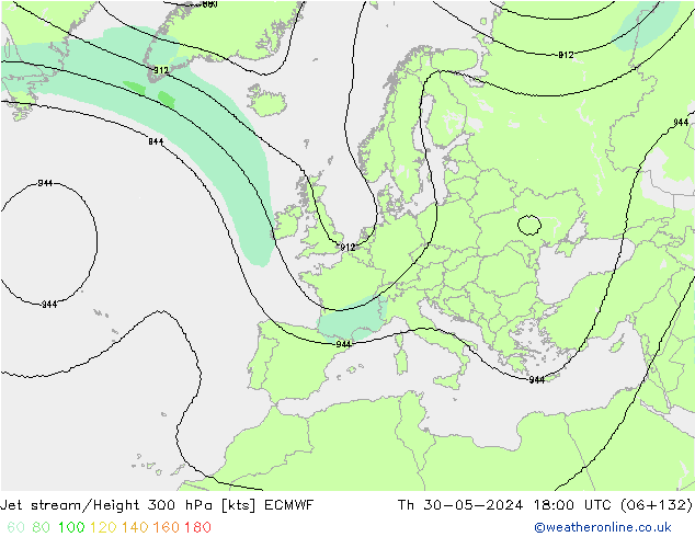 Polarjet ECMWF Do 30.05.2024 18 UTC