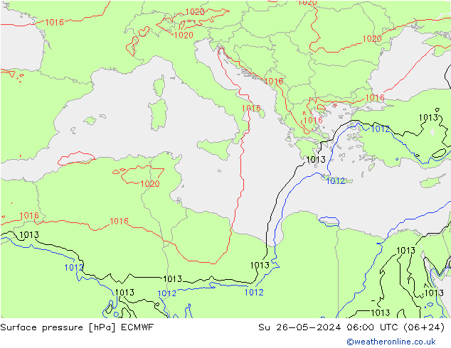      ECMWF  26.05.2024 06 UTC