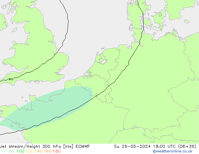 Polarjet ECMWF So 26.05.2024 18 UTC