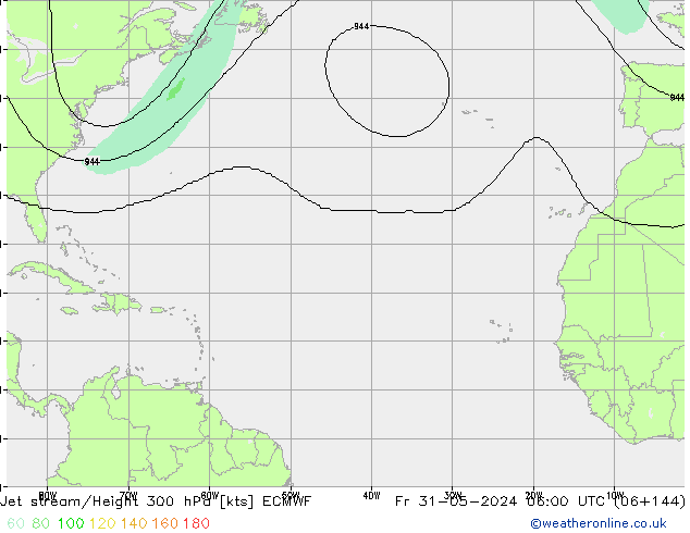 Courant-jet ECMWF ven 31.05.2024 06 UTC