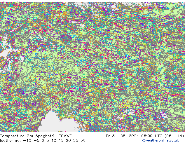     Spaghetti ECMWF  31.05.2024 06 UTC