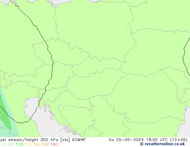 джет ECMWF сб 25.05.2024 18 UTC