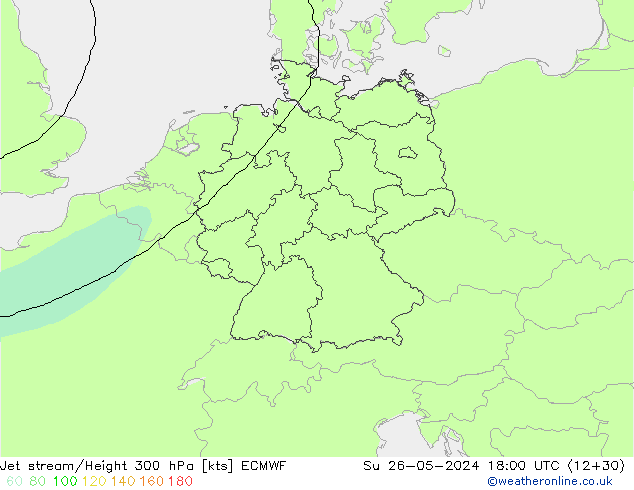 Polarjet ECMWF So 26.05.2024 18 UTC