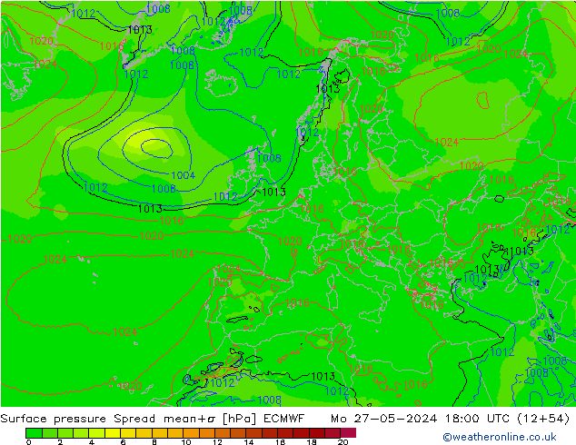     Spread ECMWF  27.05.2024 18 UTC