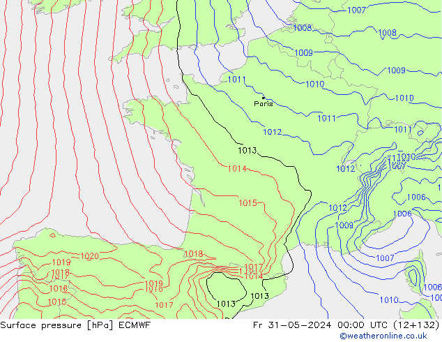      ECMWF  31.05.2024 00 UTC