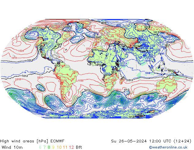 Sturmfelder ECMWF So 26.05.2024 12 UTC