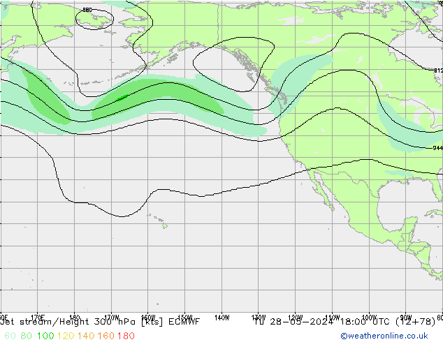 джет ECMWF вт 28.05.2024 18 UTC