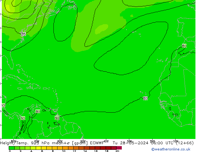 Hoogte/Temp. 925 hPa ECMWF di 28.05.2024 06 UTC