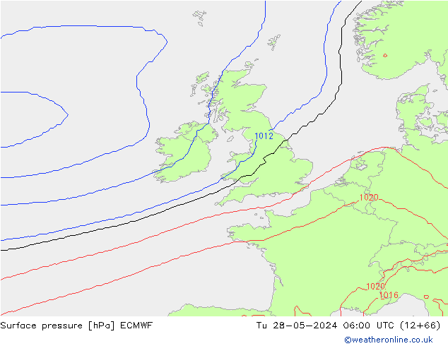 Pressione al suolo ECMWF mar 28.05.2024 06 UTC