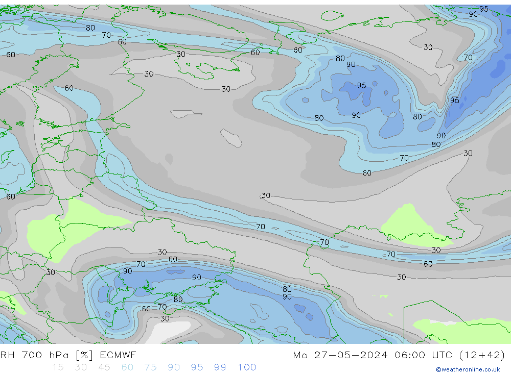 700 hPa Nispi Nem ECMWF Pzt 27.05.2024 06 UTC