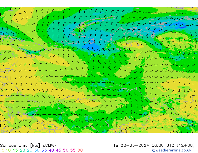  10 m ECMWF  28.05.2024 06 UTC