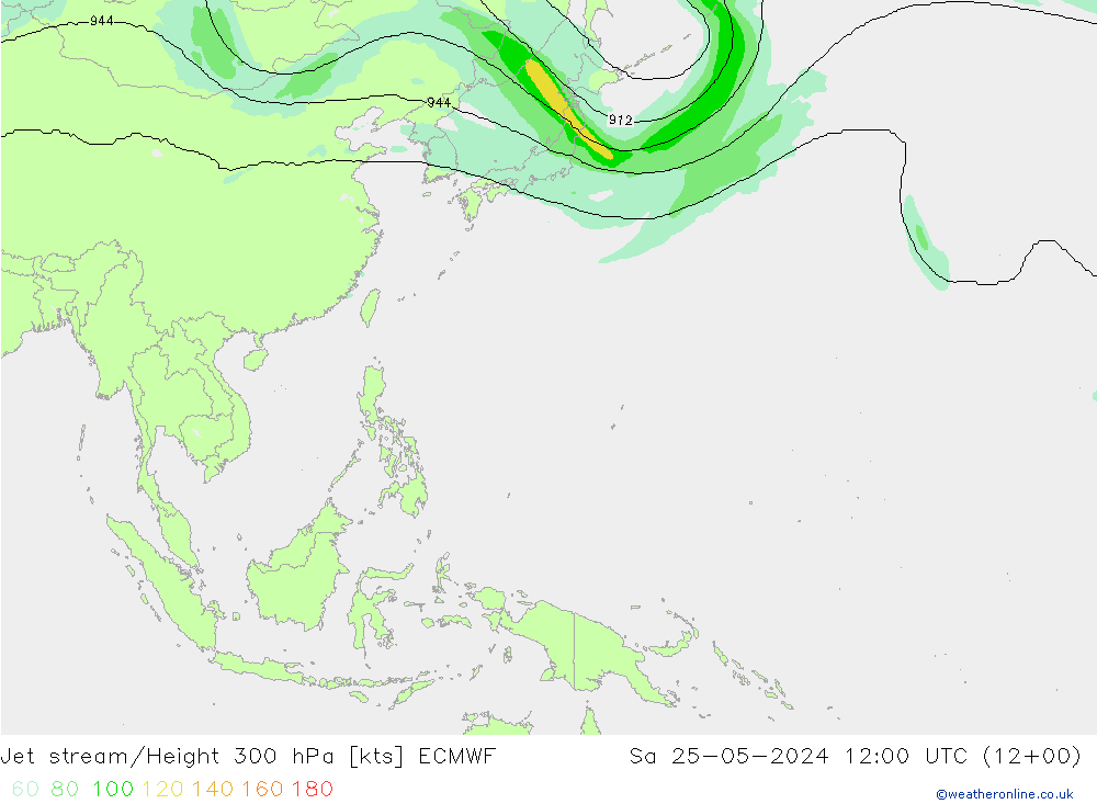 Jet Akımları ECMWF Cts 25.05.2024 12 UTC