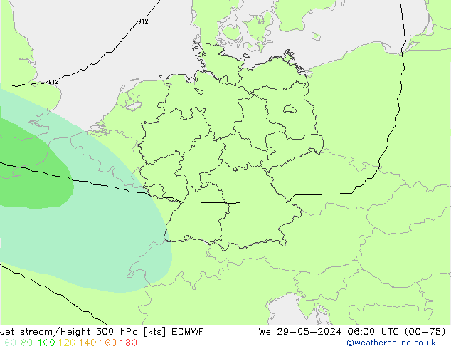 Polarjet ECMWF Mi 29.05.2024 06 UTC