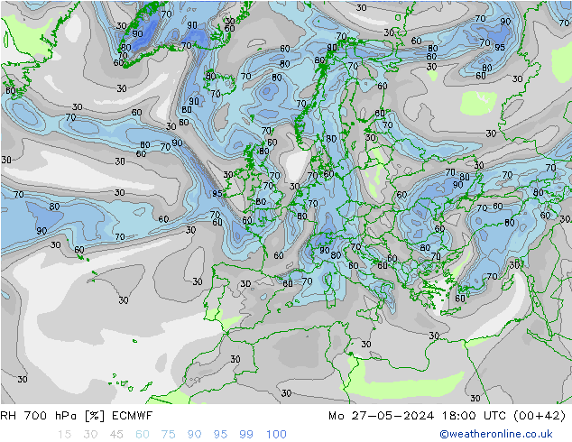 700 hPa Nispi Nem ECMWF Pzt 27.05.2024 18 UTC