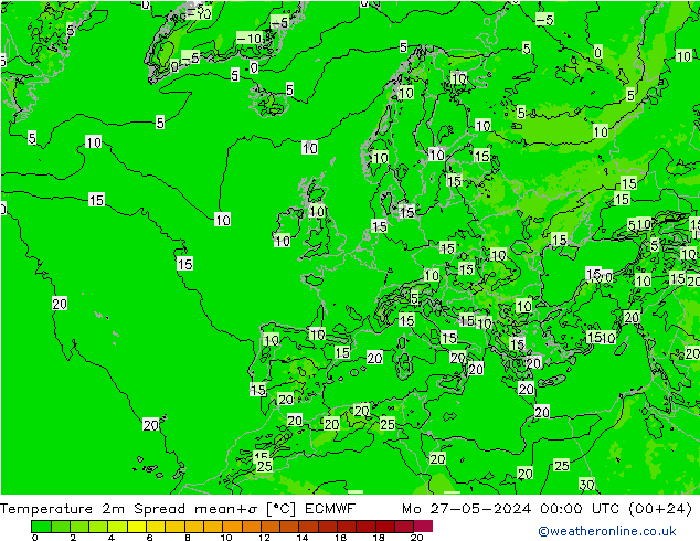     Spread ECMWF  27.05.2024 00 UTC