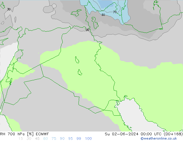 RV 700 hPa ECMWF zo 02.06.2024 00 UTC