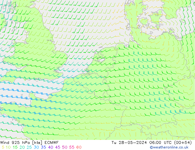  925 hPa ECMWF  28.05.2024 06 UTC