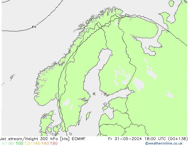 Polarjet ECMWF Fr 31.05.2024 18 UTC