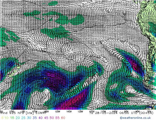 Wind 925 hPa ECMWF Tu 28.05.2024 06 UTC