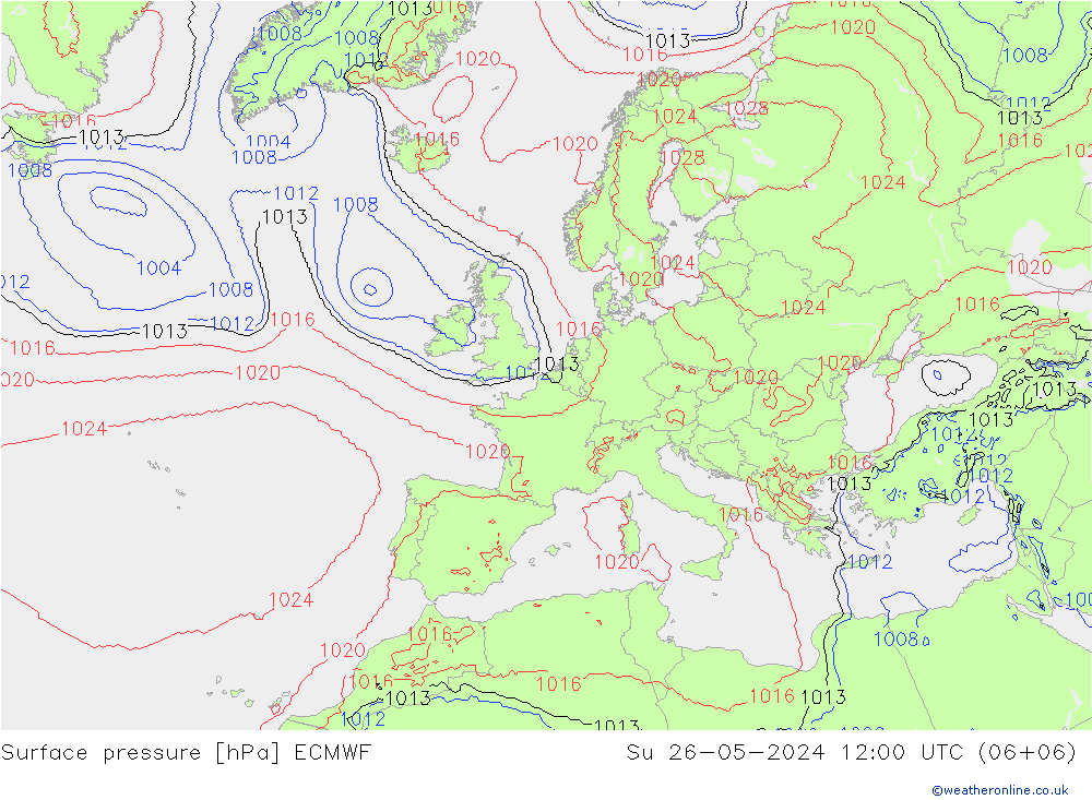      ECMWF  26.05.2024 12 UTC