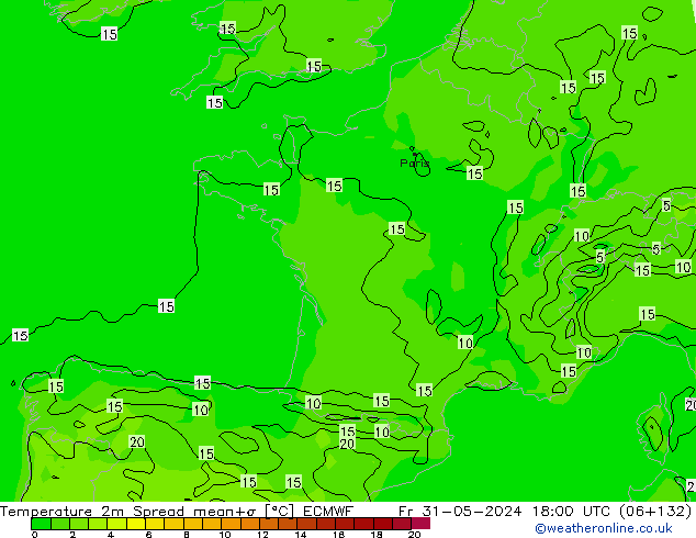     Spread ECMWF  31.05.2024 18 UTC