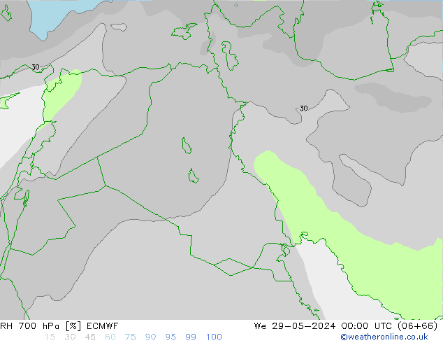 RV 700 hPa ECMWF wo 29.05.2024 00 UTC