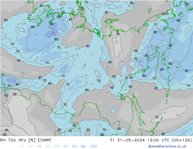 700 hPa Nispi Nem ECMWF Cu 31.05.2024 12 UTC