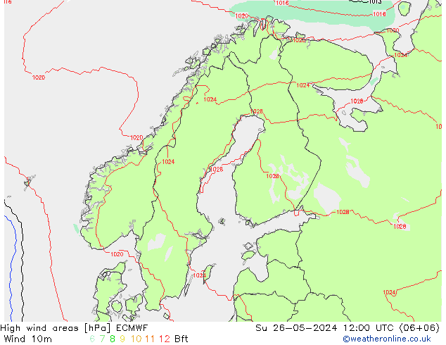 Sturmfelder ECMWF So 26.05.2024 12 UTC