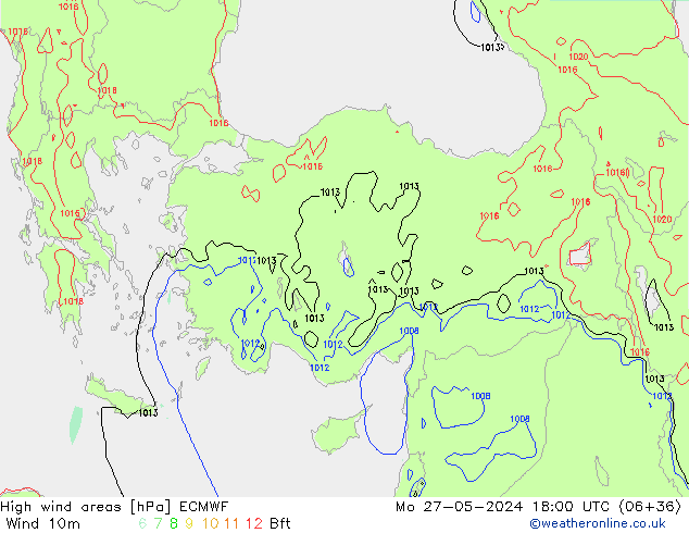 Windvelden ECMWF ma 27.05.2024 18 UTC