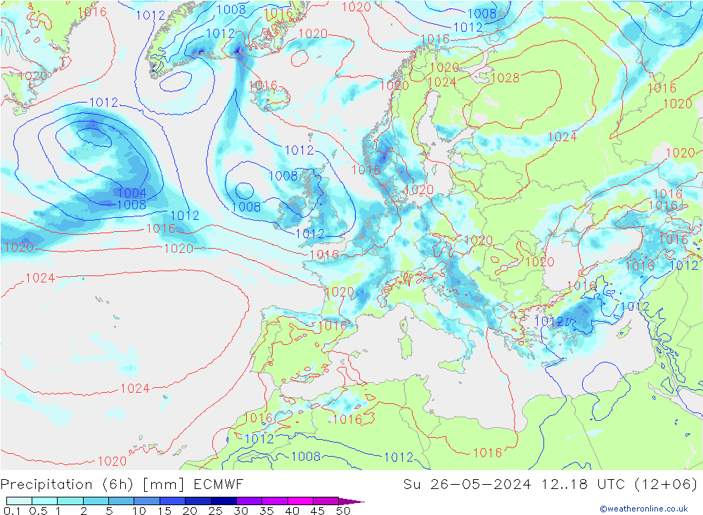  (6h) ECMWF  26.05.2024 18 UTC