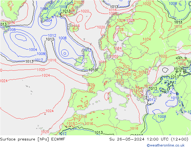      ECMWF  26.05.2024 12 UTC