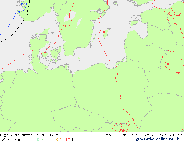 High wind areas ECMWF Seg 27.05.2024 12 UTC