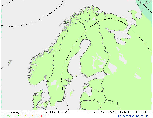 Jet Akımları ECMWF Cu 31.05.2024 00 UTC