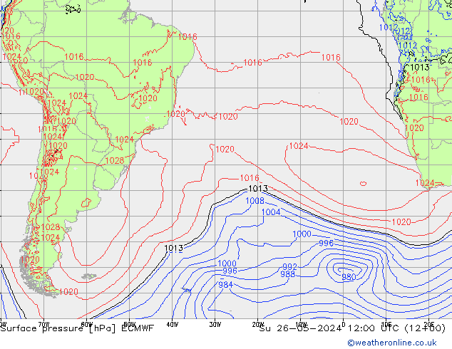      ECMWF  26.05.2024 12 UTC