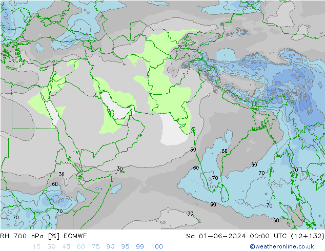 RV 700 hPa ECMWF za 01.06.2024 00 UTC