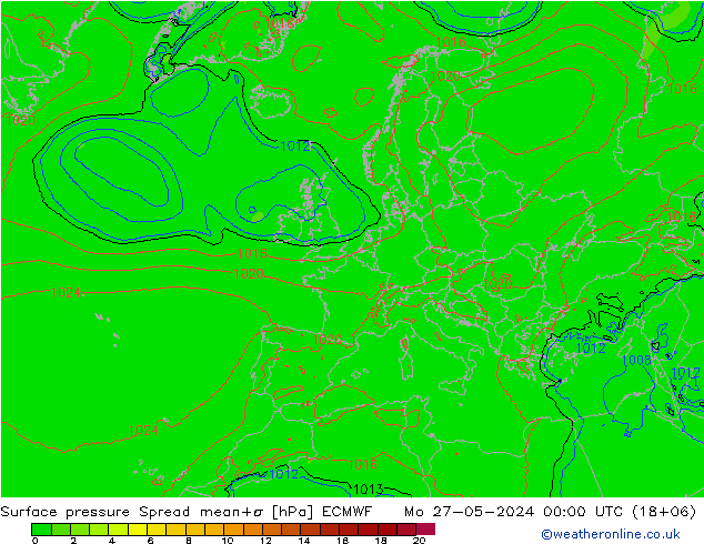     Spread ECMWF  27.05.2024 00 UTC