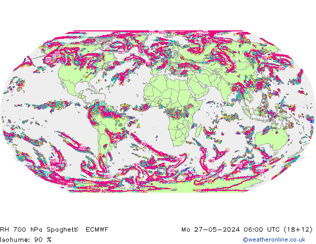 700 hPa Nispi Nem Spaghetti ECMWF Pzt 27.05.2024 06 UTC
