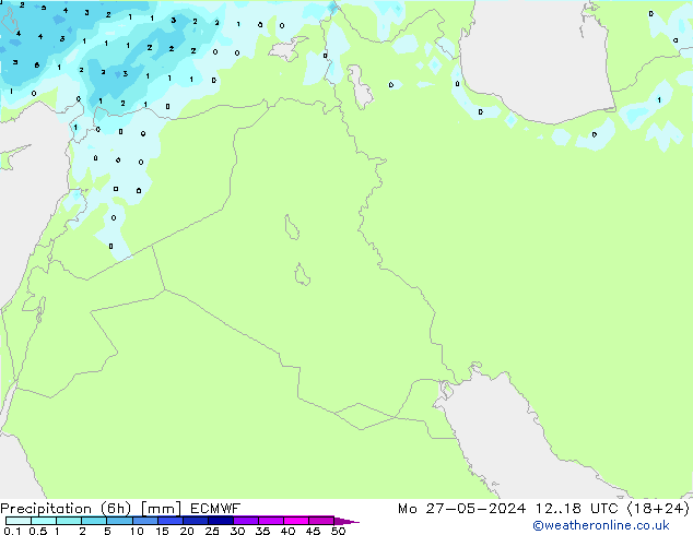 opad (6h) ECMWF pon. 27.05.2024 18 UTC