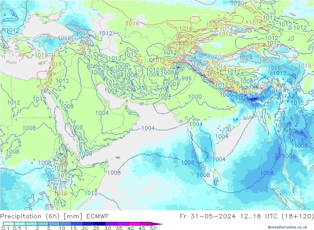 opad (6h) ECMWF pt. 31.05.2024 18 UTC