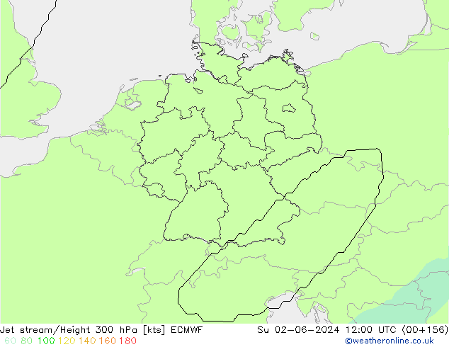 Courant-jet ECMWF dim 02.06.2024 12 UTC