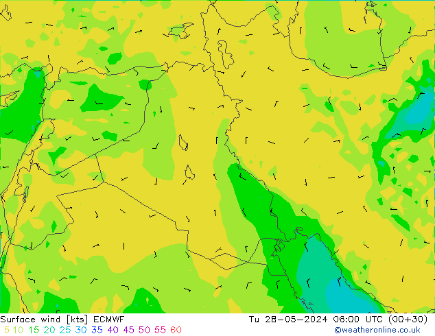  10 m ECMWF  28.05.2024 06 UTC