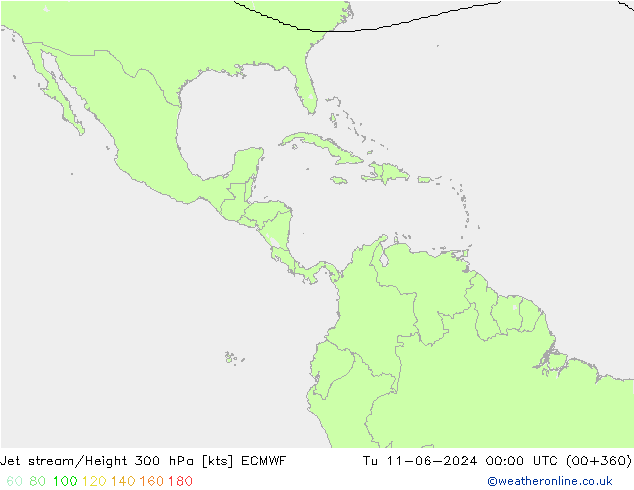 Courant-jet ECMWF mar 11.06.2024 00 UTC