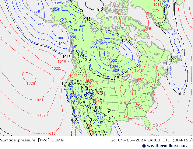 Yer basıncı ECMWF Cts 01.06.2024 06 UTC