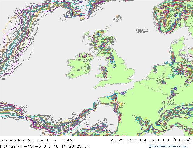     Spaghetti ECMWF  29.05.2024 06 UTC