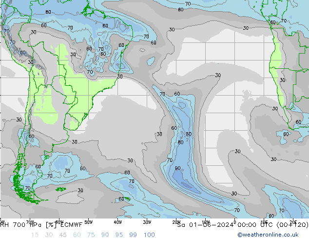 700 hPa Nispi Nem ECMWF Cts 01.06.2024 00 UTC