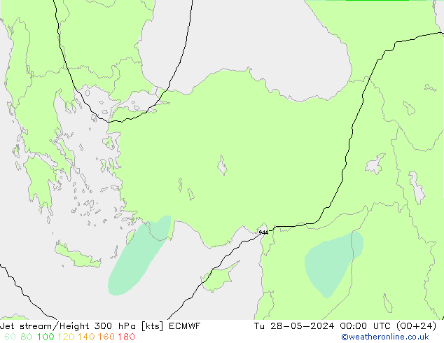 джет ECMWF вт 28.05.2024 00 UTC