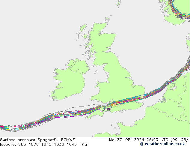     Spaghetti ECMWF  27.05.2024 06 UTC